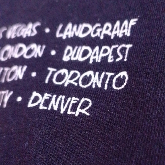 2021 Pearl Jam Dont Give Up Tour Black Graphic T-Shirt - Picture 3 of 7